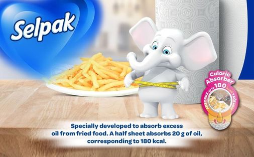 Diğer 126592496 Selpak Havlu, 6'lı Yağ Emici