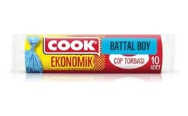 Diğer 126592557 Eko Çöp Torbası, Battal Boy, 72 X 95 Cm, 10 Yaprak, Mavi