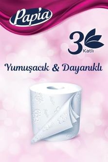 Diğer 126593083 Papia 3 Katlı 32'lı Tuvalet Kağıdı 1 X 32 Rulo