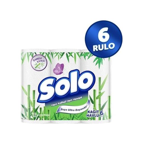 Diğer 126593098 Solo Bambu Kağıt Havlu 6'lı