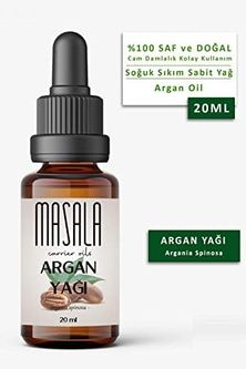 Diğer 126594636 Masala Saf Argan Yağı 20 Ml. Soğuk Pres Argan Carrier Oil
