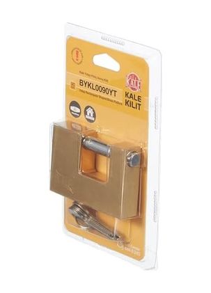 Diğer 126597407 Kilit Yatay Pirinç Asma Kilit, 90Mm