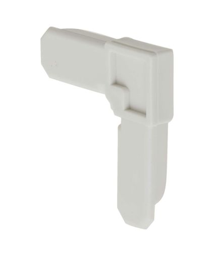 Diğer 126601380 Mp7729 50 Screen Çerçeve Köşe, 5/16 X 3/4 İnç, Beyaz Plastik, 50 Adet