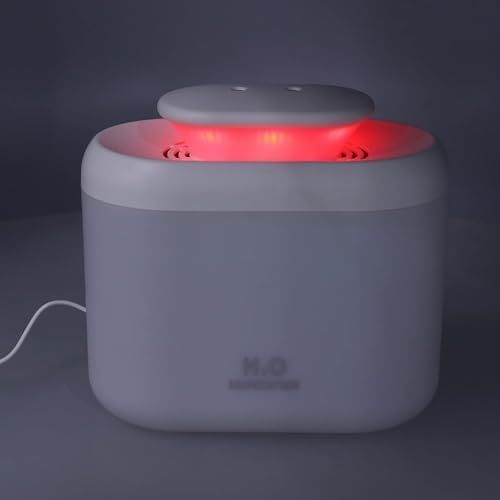 Diğer 126602625 3.3 Litre Ultrasonik Buhar Makinesi Hava Nemlendirici Çift Sprey Buhar Makinesi Led Işıklı 1.0 Ahşap Yeşil