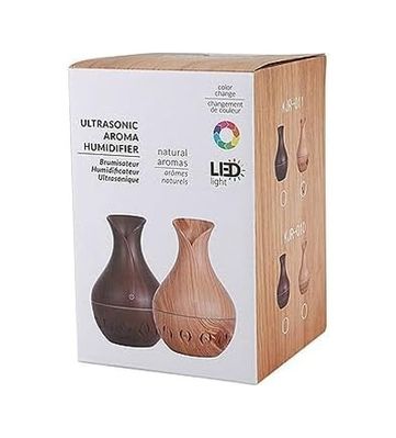 Diğer 126603228 Yk Ultrasonic Humidifier Led Işıklı 150Ml Hava Nemlendirici Ahşap 1.0 Ahşap Yeşil
