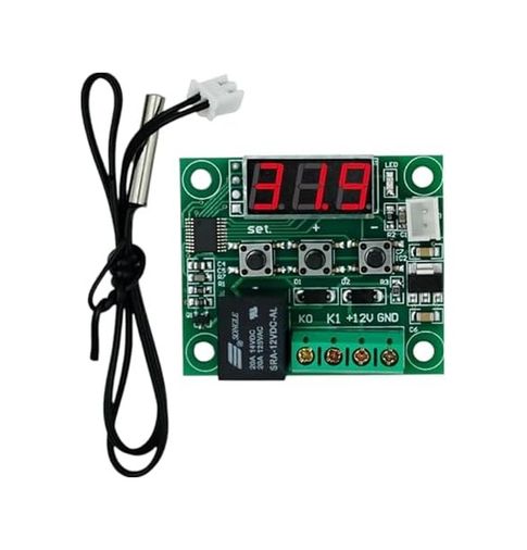 Diğer 126603728 W1209 Termostat, W1209 Dijital Termostad, Kuluçka Termostatı, W1209 Sıcaklık Ölçer