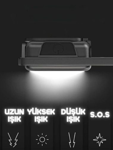 Diğer 126603832 2 Adet Led Anahtarlıklı Metal Kasa El Feneri Şişe Açacağı Usb Li Şarj Edilebilir Cep Boy Cob 800Mah