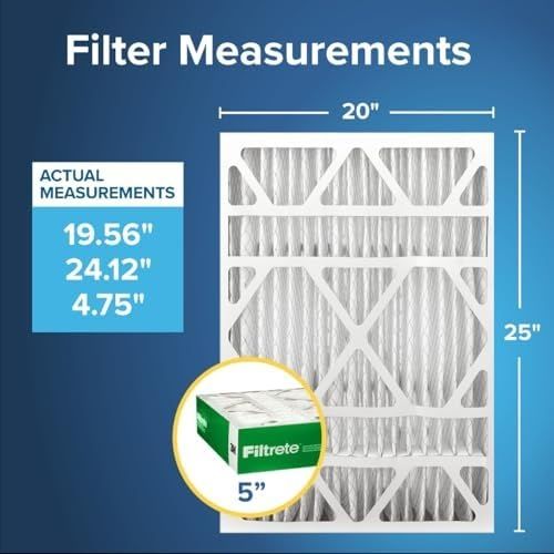 Diğer 126603985 20X25X5 Hava Filtresi Mpr 700 Merv 8, Toz, Polen Ve Evcil Hayvan Kepçesi, 2'li Paket, Lennox Ve Cihazlarına Uyar Tam Boyutlar 19,56 X 24,13 X 4,75