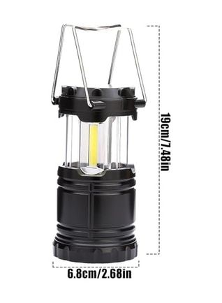 Diğer 126605409 Dp-78 Led Kamp Feneri, Taşınabilir Pilli El Feneri, Parlak Işık, Kamp, Balıkçılık, Acil Durum Ve Bahçe Kullanımı İçin Dayanıklı Lamba, 2 İn 1