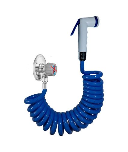 Diğer 126610900 Spiral Taharet Matik Hortum Seti 250 Cm Mavi