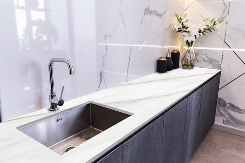 Diğer 126612208 Tezgah Üstü Kaplama Folyosu Mutfak Tezgahı Kaplama Limestone 70 Cm X 1 Metre