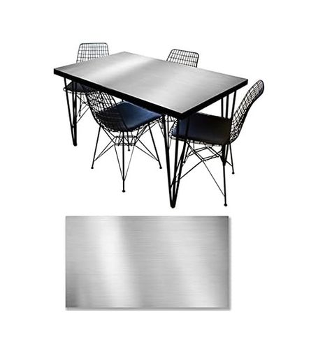 Diğer 126612557 Masa Kaplama Folyosu Mobilya Masa Kaplama Folyoları Metal Plaka Desen