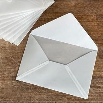 Diğer 126620711 Beyaz Transparan Zarf, 13X18 Cm 5 Adet