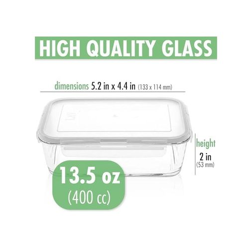 Diğer 126621795 Lav Fresco Tekli Saklama Kabı, 400 Cc, Cam