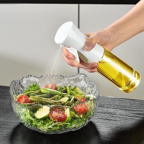 Diğer 126621851 Cam Yağ Sprey Şişesi 200Ml Püskürtmeli Yağdanlık, Cam Gövde, Airfryer, Fırın Ve Diyet Yemekler İçin Yağ Püskürtücü Şişe