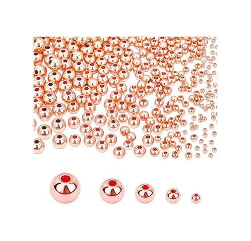 Diğer 126622237 3 Mm Rose Kaplama Desensiz Yuvarlak Metal 5 Gram