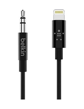 Diğer 126631154 0,9 M Lightning Konnektörlü 3,5 Mm Ses Kablosu Aux Adaptör/ 13/13 Mini, 13 Pro/13Pro Max, 12, 11, Xs, Xr, X Ve Daha Fazlası İçin Mfi Sertifikalı Lightning-Aux Kablosu Siyah