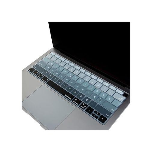 Diğer 126632742 Türkçe Q Silikon Klavye Koruyucu Macbook Air 13 Retina Uyumlu A1932 A2179 A2337 M1 Us Amerikan Düz Enter Ansı Klavye Kaplama Siyah Gri