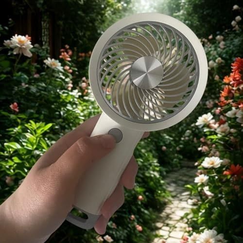 Diğer 126633226 Şarjlı 3 Hız Ayarlı El Fanı Modlu Mini Vantilatör Çanta Tipi El Tipi Serinletici Küçük Fan