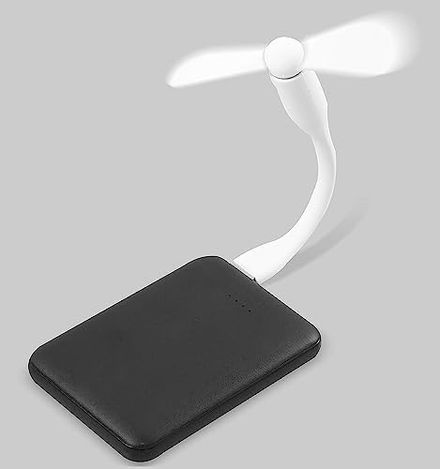 Diğer 126633264 Tkz Sl-Uf05 Beyaz Esnek Usb Fan Soğutucu Usb Girişli Taşınabilir Powerbank İle Çalışan Serinletici Fan Mini Vantilatör Fan Sessiz Çalışma