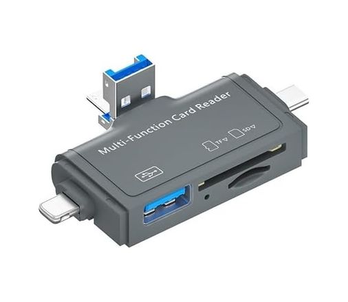 Diğer 126634027 Usb Ligtning İphone İle Uyumlu - İpad İle Uyumlu Ve Type-C Girişli Kart Okuyucu Multi Otg Usb C Adapter Sd Tf Micro Card Reader Micro Usb Adapter Lighting İçin Dönüştürücü Ads-368