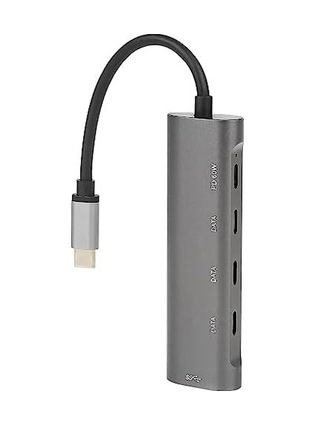 Diğer 126634194 Şarj Uyumlu Type-C Destekli 60W Pd Tüm Bilgisayarlar İçin Şarj Uyumlu 5 İn 1 Hub Dönüştürücü Çevirici Çoklayıcı Usb Typec Girişli C268