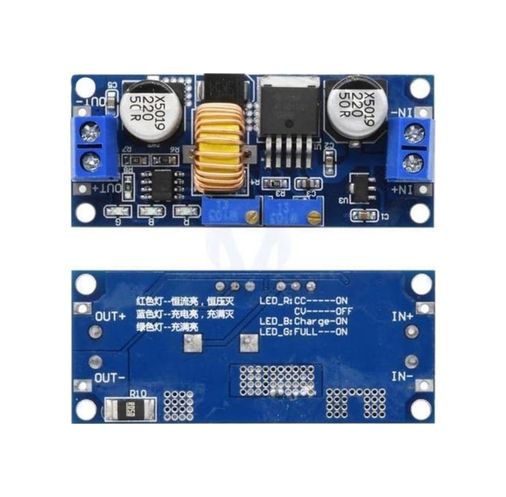 Diğer 126634586 Xl4015 Akım Voltaj Ayarlı Dc-Dc 5A Lipo Şarj Modülü Mavi Pcb