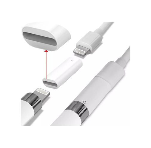 Diğer 126635056 Pencil Lightning To Lightning Adaptörü Şarj Aparatı Tablet Kalemi Yuva Çevirici Beyaz Ltl-01