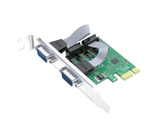 Diğer 126635285 Veggieg Pcı To 2 Port 9 Pin Rs-232 Seri Com Db9 Genişletme Kartı
