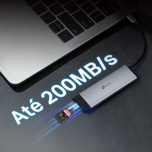Diğer 126636032 Uh7021C Usb-C 7 Si 1 Arada Hub 4K 60Hz Hdmı, 100W Pd, 3 Usb 3.0, Sd & Microsd Uhs-I 200 Mb/s , Tak-Çalıştır, Alüminyum Tasarım