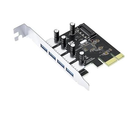Diğer 126639489 Pcı-E 4 Portlu Usb 3.0 Hub Çoklayıcı Kart