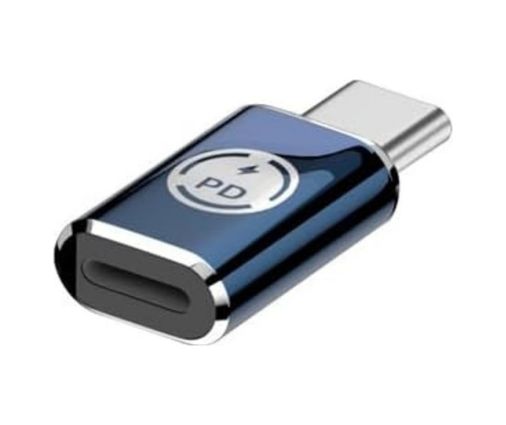 Diğer 126651941 Livx 35W Lightning To Type C 15 Max Pro Plus Yuva Çevirici Hızlı Şarj Aktarımı Otg Dönüştürücü Gri Otgtm-G