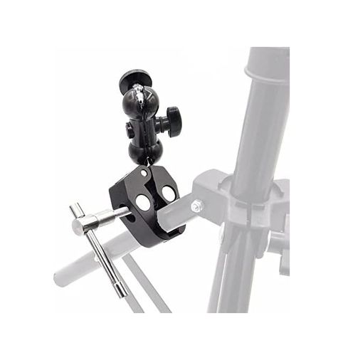 Diğer 126659065 Dual Ball Heads Arm + Super Clamp Kelepçe