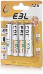 Diğer 126660908 Ebl 1,2 V Aaa Şarj Edilebilir Uzun Ömürlü Piller