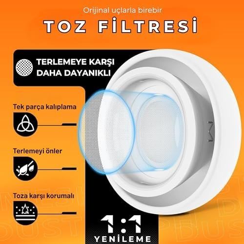 Diğer 126661535 Airpods Pro Ve Pro 2.nesil Uyumlu Anc Delikli Üç Boyut Premium Yedek Silikon Kulaklık Uçları S, M, L