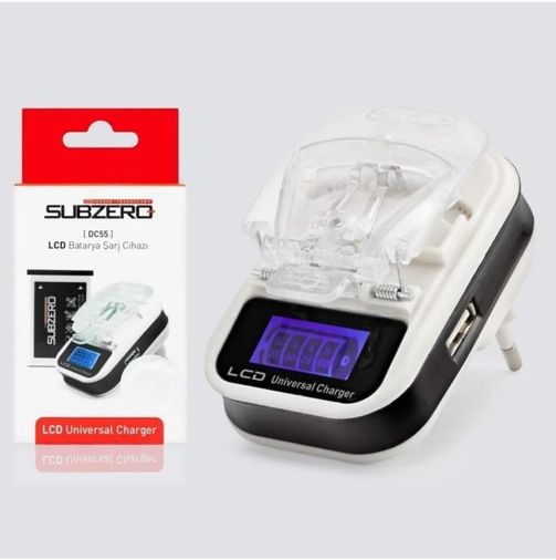 Diğer 126661842 Subzero Lcd Akıllı Pil Şarj Aleti Subzero Dc55 Sbzrdc55