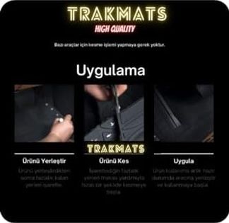 Diğer 126662038 Kyb18321 2020 4D Oto Paspas Universal Ada Siyah Kia Sorento İle Uyumlu