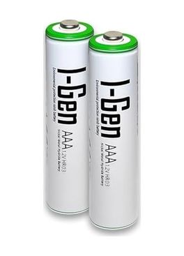 Diğer 126662203 B137 2 Adet Aaa 650 Mah Şarj Edilebilir İnce Kalem Pil 1.2V Ni-Mh Şarjlı Pil