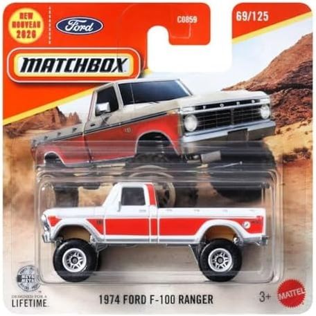 Diğer 126668024 C0859 Matchbox 1:64 Tekli Arabalar 1974 Ford F-100 Ranger Jhn62