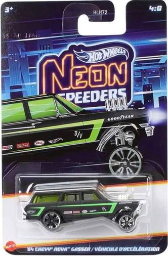 Diğer 126668545 Neon Yarışçılar 64 Chevy Gasser Hlh72 - Jkx96