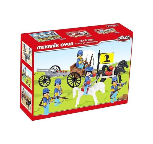 Diğer 126668839 Lisinya193 Nessiworld Mini Mekanik Serisi:4 Top Arabası 8521518