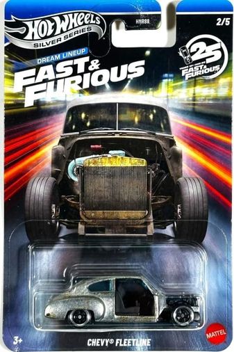 Diğer 126668971 Gümüş Serisi Hızlı Ve Öfkeli Rüya Dizisi - Chevy Fleetline Gümüş 2/5-1:64 Ölçekli Diecast Oyuncak Araç