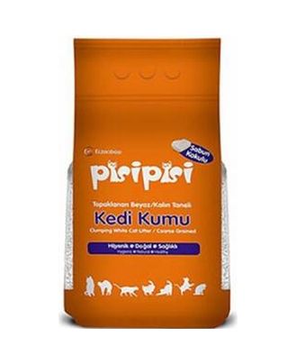Diğer 127228233 Pisipisi Sabun Kokulu Topaklanan Kalın Taneli Bentonit Kedi Kumu 10 Kg