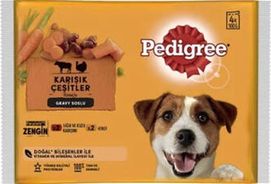 Diğer 127228556 Pouch Sığır Etli Kuzulu Ve Hindili Yetişkin Köpek Konservesi 4X100 Gr