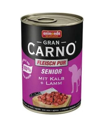 Diğer 127228812 Grancarno Senior Sığır Etli Kuzulu Yaşlı Köpek Konservesi 400 Gr