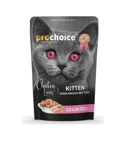 Diğer 127229647 Pouch Tavuklu Ve Ciğerli Tahılsız Yavru Kedi Konservesi 85 Gr
