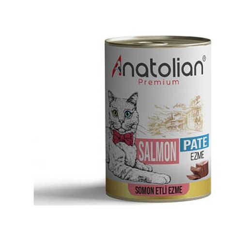 Diğer 127239432 Premium Somonlu Ezme Yetişkin Kedi Konservesi 400 Gr