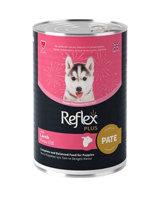 Diğer 127244775 Pate İçinde Et Parçacıklı Kuzu Etli Yavru Köpek Konservesi 395 Gr