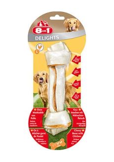 Diğer 127244871 Delights Bones Düğümlü Tavuklu Ağız Bakım Kemik Köpek Ödülü Large 85 Gr