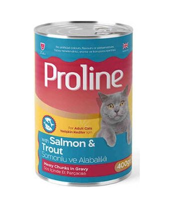 Diğer 127245331 Somonlu Ve Alabalıklı Sos İçinde Gravy Yetişkin Kedi Konservesi 400 Gr